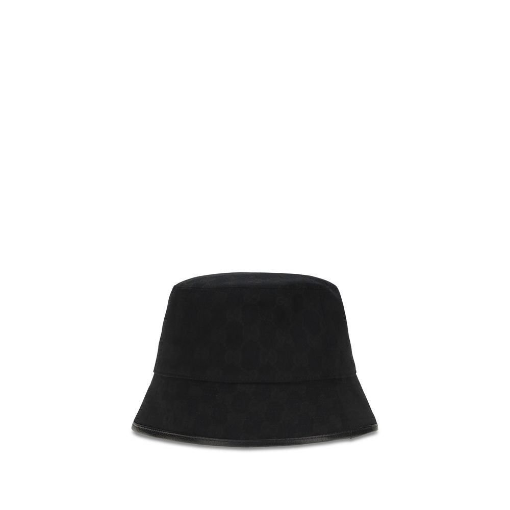 Gucci Black Polyester Bucket Hat - Timeless Luxury Accessory