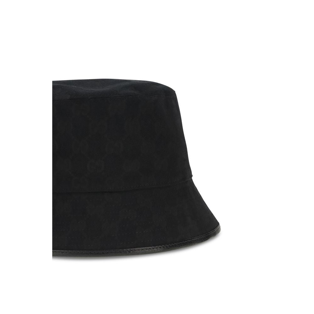 Gucci Black Polyester Bucket Hat - Timeless Luxury Accessory