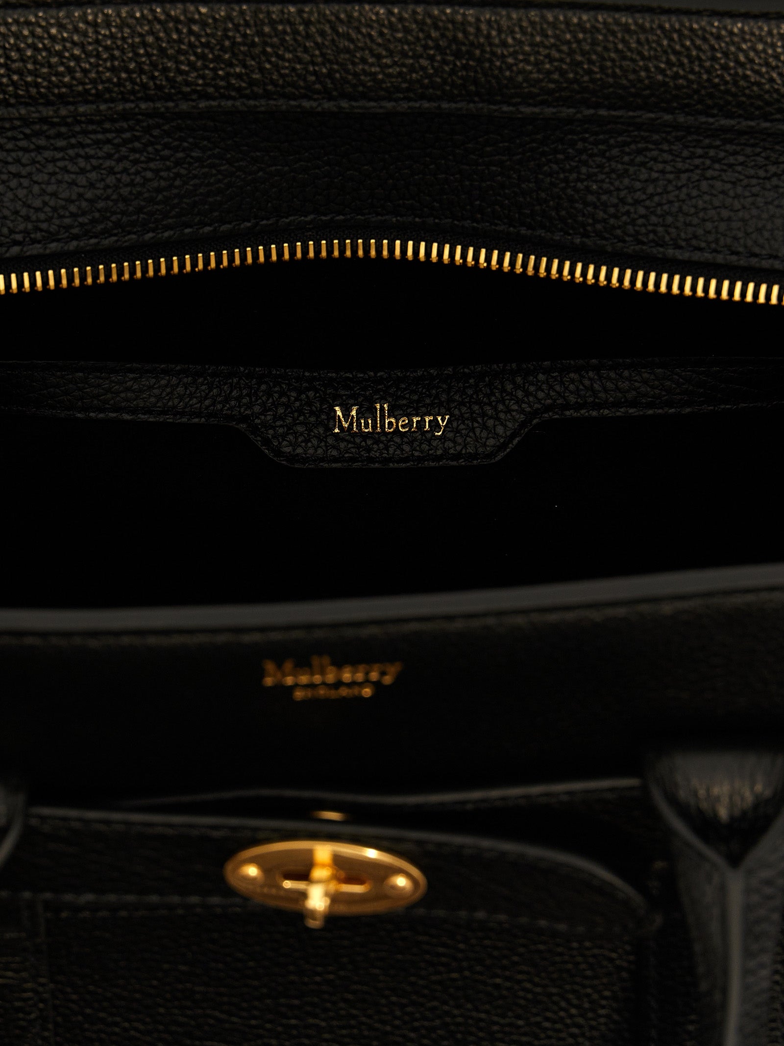 Mulberry Black Calfskin Tote Bag - Timeless Luxury Redefined
