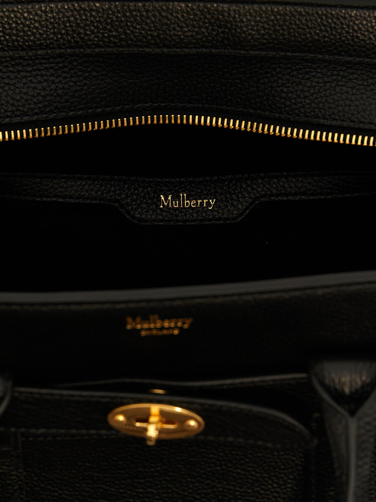 Mulberry Black Calfskin Tote Bag - Timeless Luxury Redefined