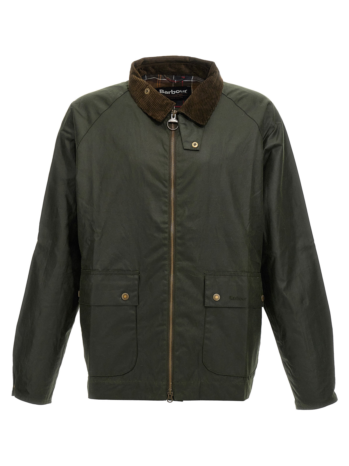 Discover the Barbour Bicolor Cotton Full-Length Jacket, a fusion of timeless elegance and modern functionality, crafted from premium cotton for the discerning individual.