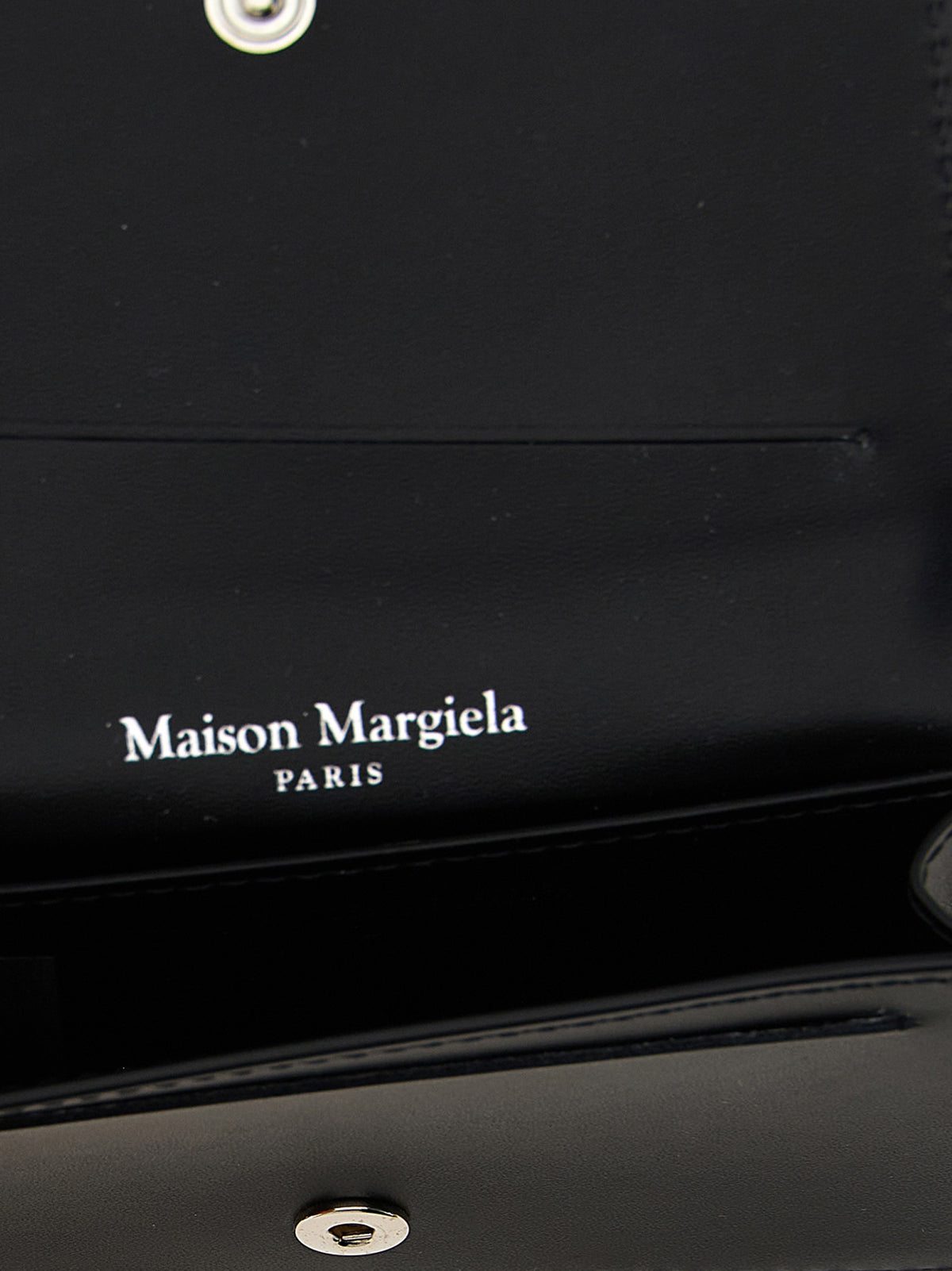 Maison Margiela Black Calfskin Cardholder - Timeless Luxury Accessory