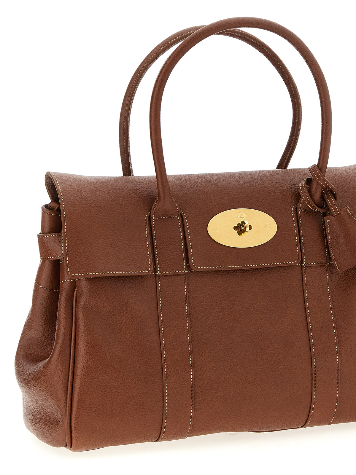 Indulge in the Mulberry Brown Calfskin Shoulder Bag, a masterpiece of exquisite craftsmanship and timeless elegance, perfect for elevating any sophisticated ensemble.