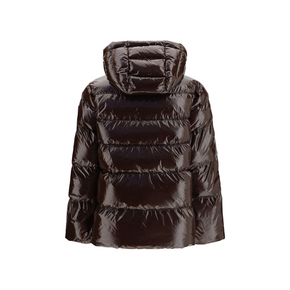 PINKO Eleodoro Hooded Puffer Jacket - Luxurious Quilted Elegance