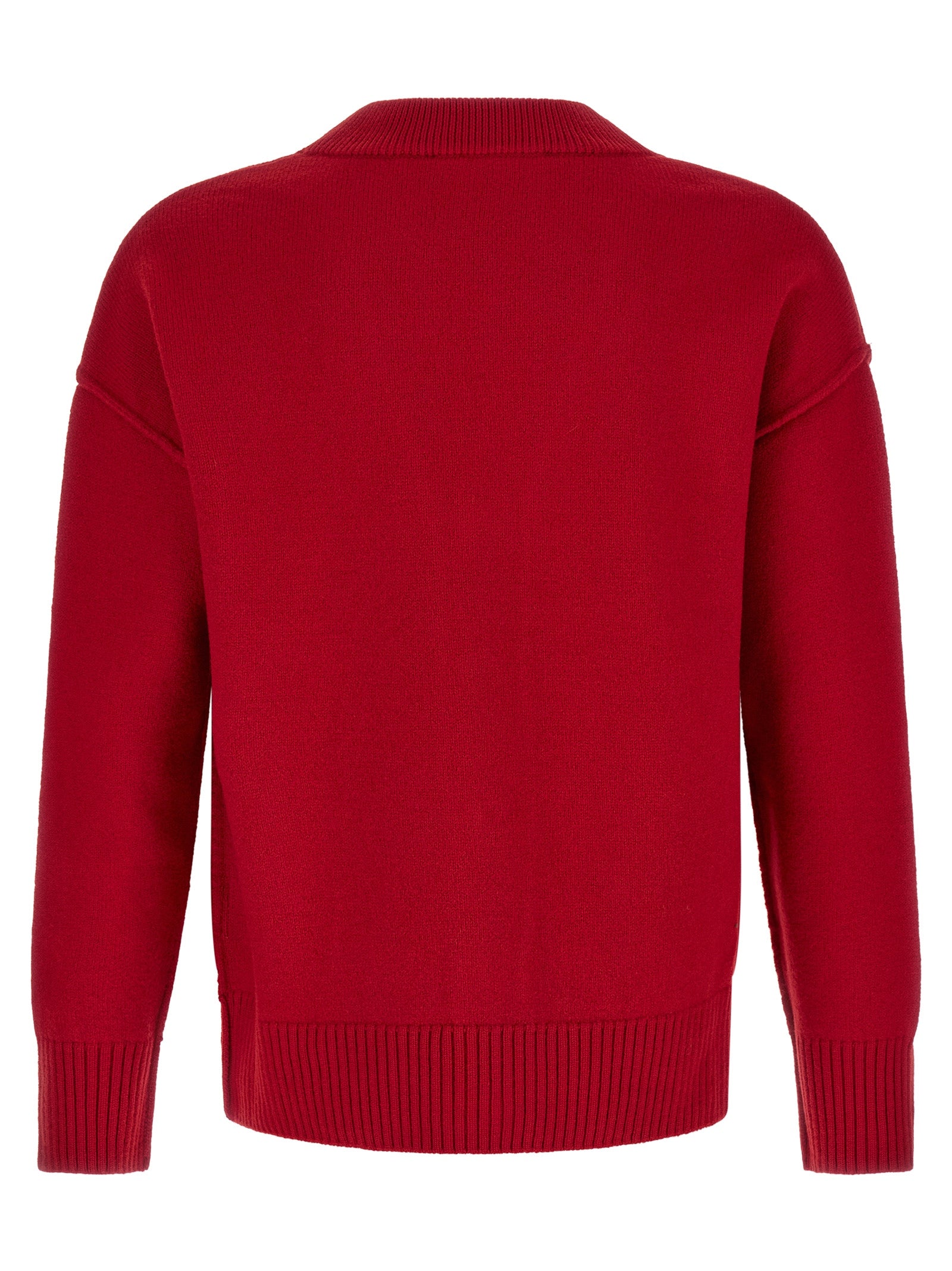 Ami Paris Multicolor Wool Cardigan - Timeless Luxury Redefined