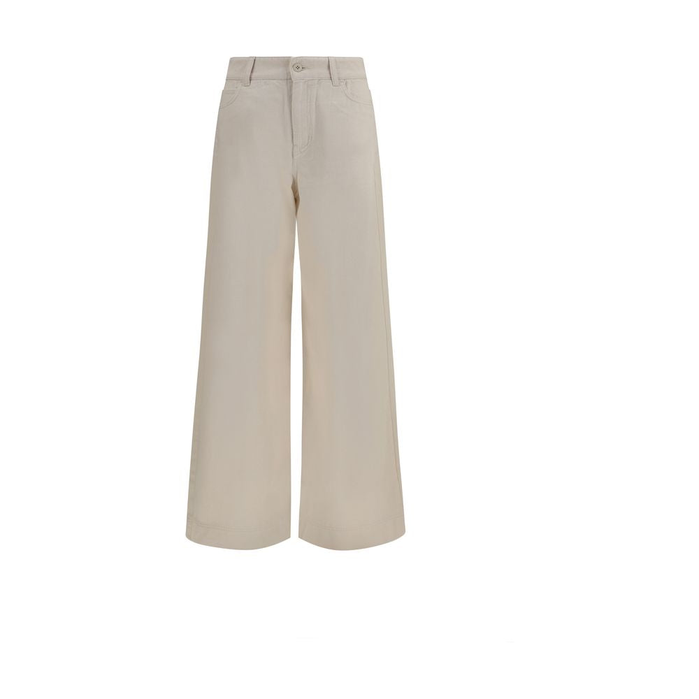 Max Mara Cotton Bull Denim Trousers - Timeless Luxury Essentials