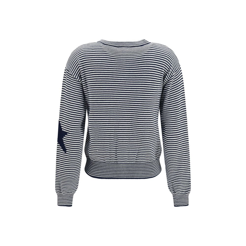 Max Mara Blue Cotton Cardigan - Timeless Elegance Redefined