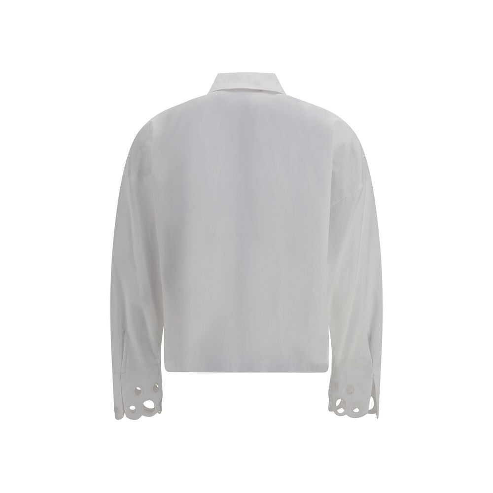 Max Mara Cotton Dress Shirt - Timeless Elegance Redefined