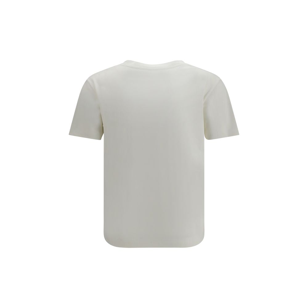 Saint Laurent White Cotton T-Shirt - Timeless Luxury Redefined