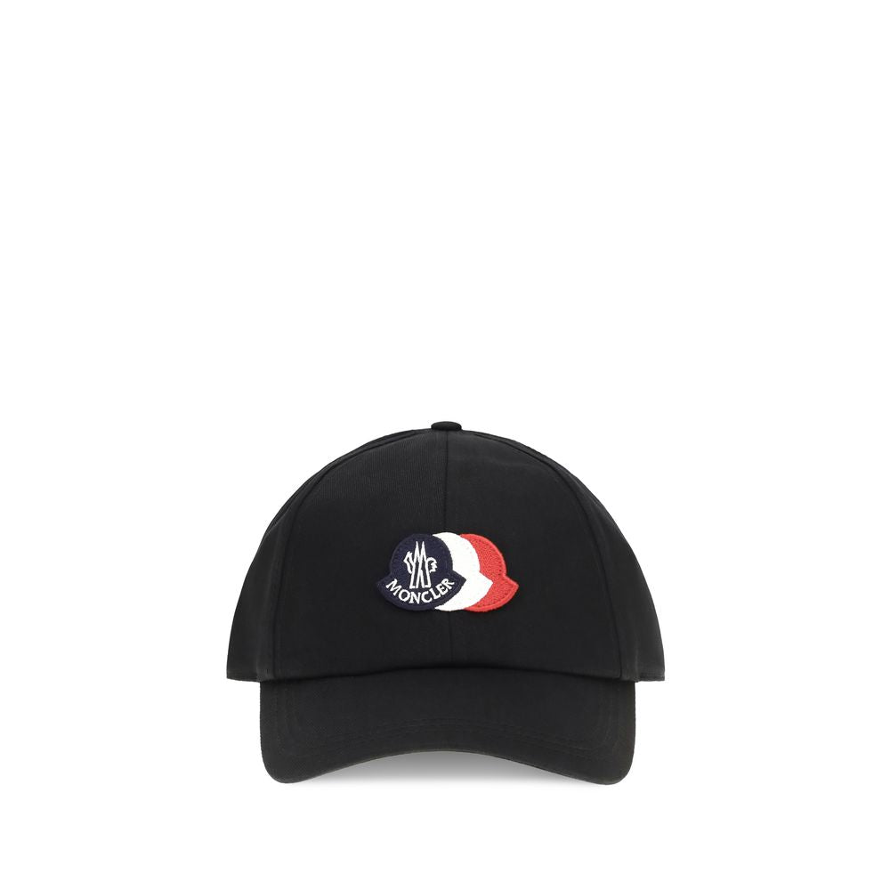 Moncler Black Cotton Cap - Timeless Luxury Baseball Hat