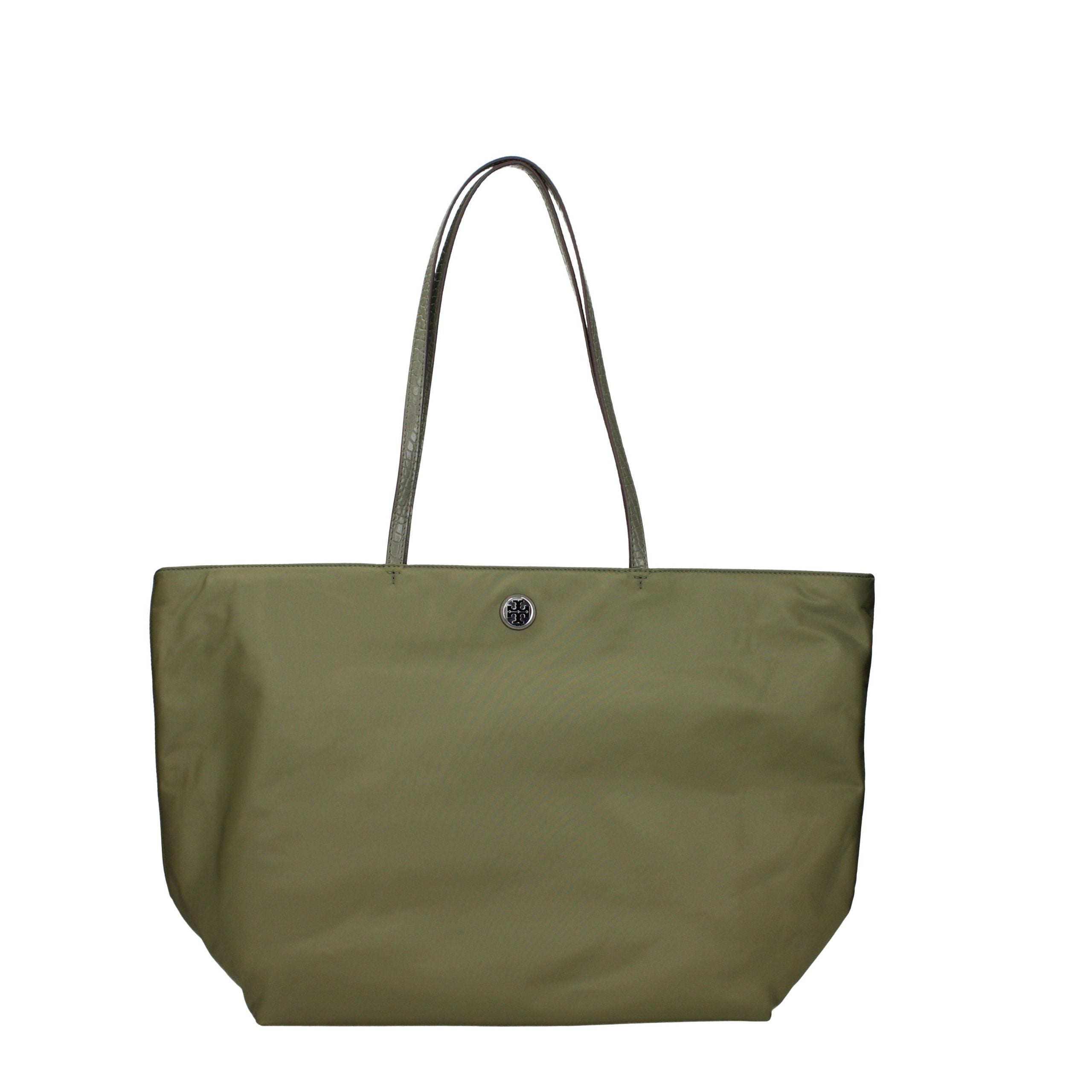 Tory Burch Green Fabric Shoulder Bag - Exquisite Luxury Redefined