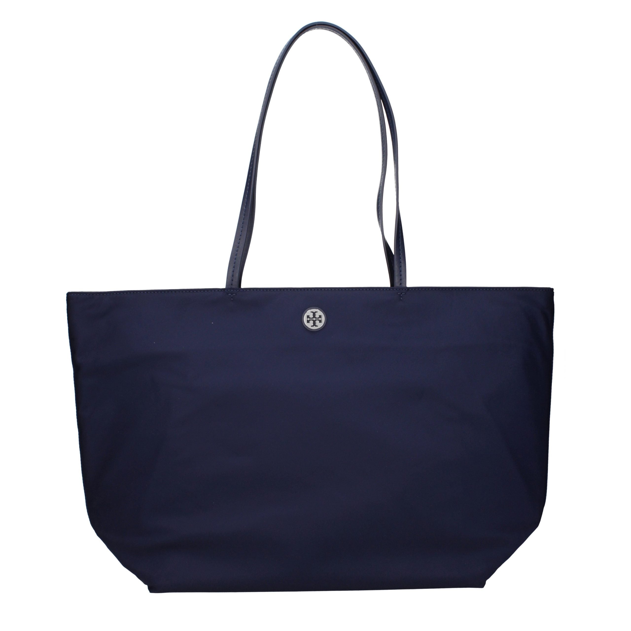 Tory Burch Blue Fabric Shoulder Bag - Timeless Luxury Redefined