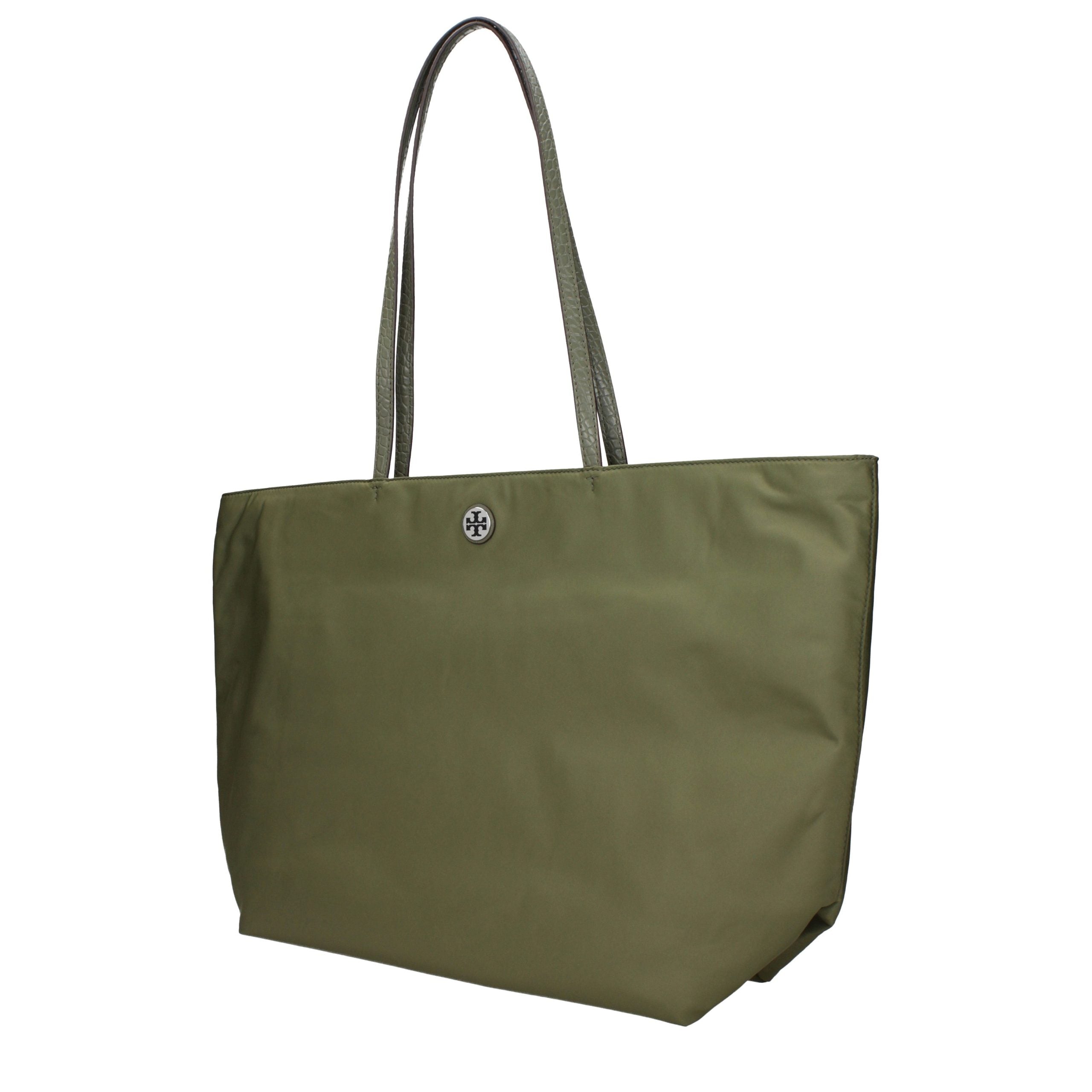 Tory Burch Green Fabric Shoulder Bag - Exquisite Luxury Redefined