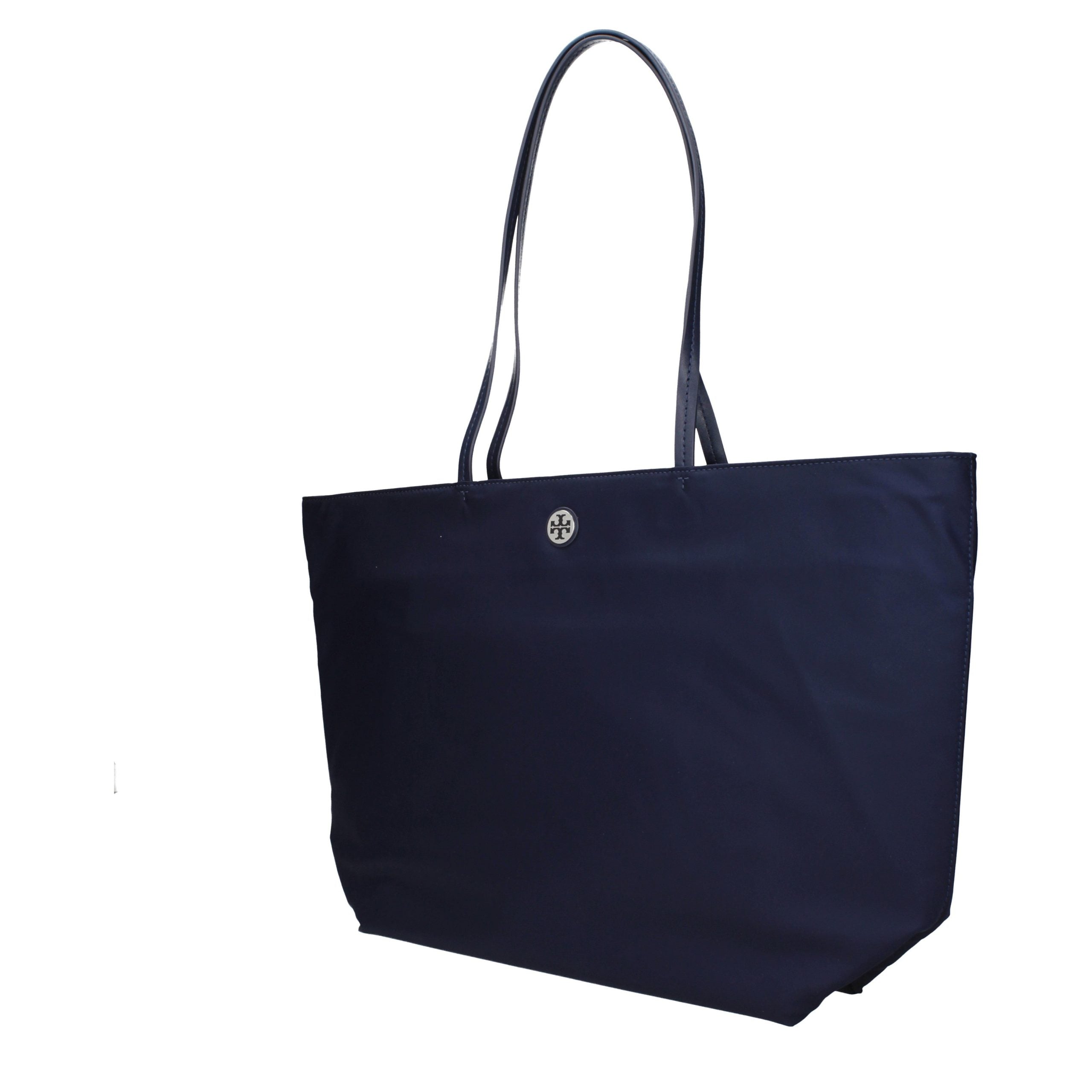 Tory Burch Blue Fabric Shoulder Bag - Timeless Luxury Accessory