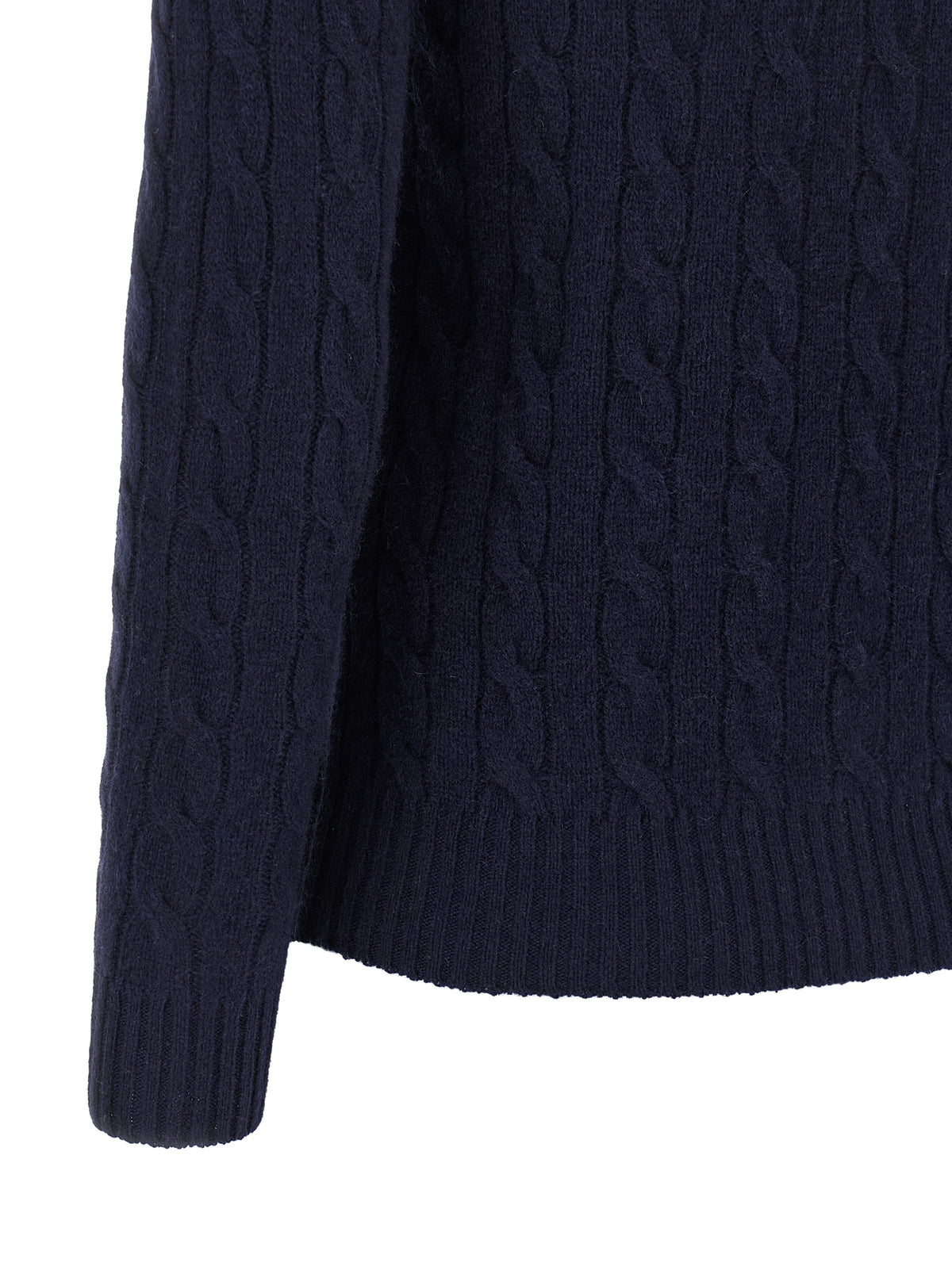 Polo Ralph Lauren Blue Wool Cardigan - Luxury Redefined