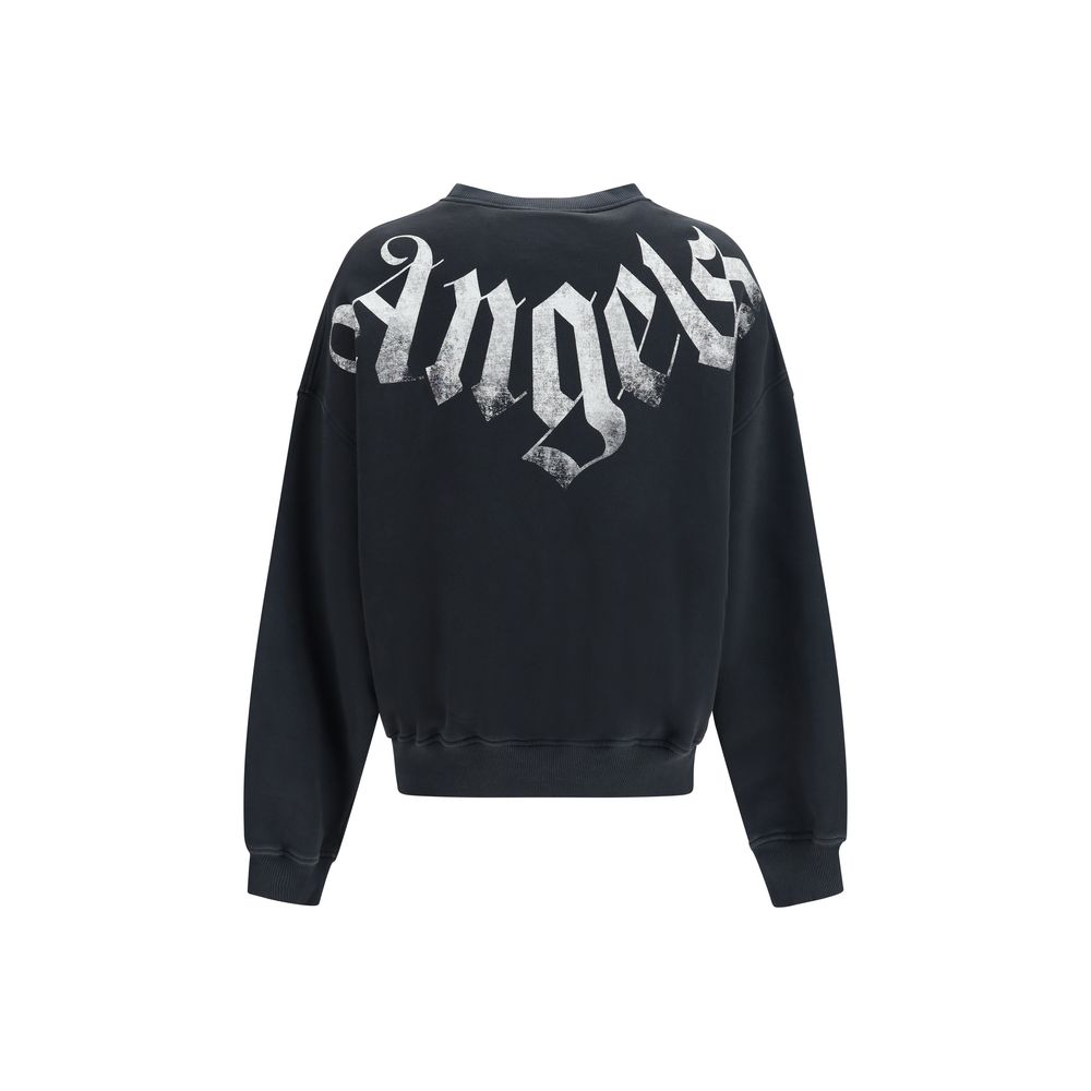 Palm Angels Big Neck Logo Sweatshirt - Timeless Luxury in Cotton