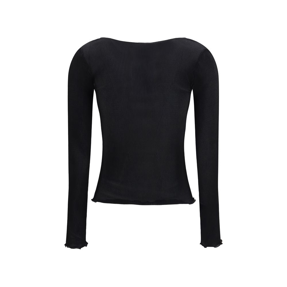 Saint Laurent Black Silk Blouse - Timeless Elegance in Luxury