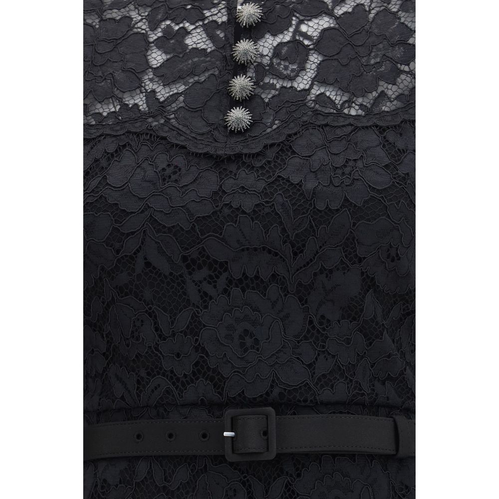 Self-Portrait Black Casual Dress - Timeless Elegance for All