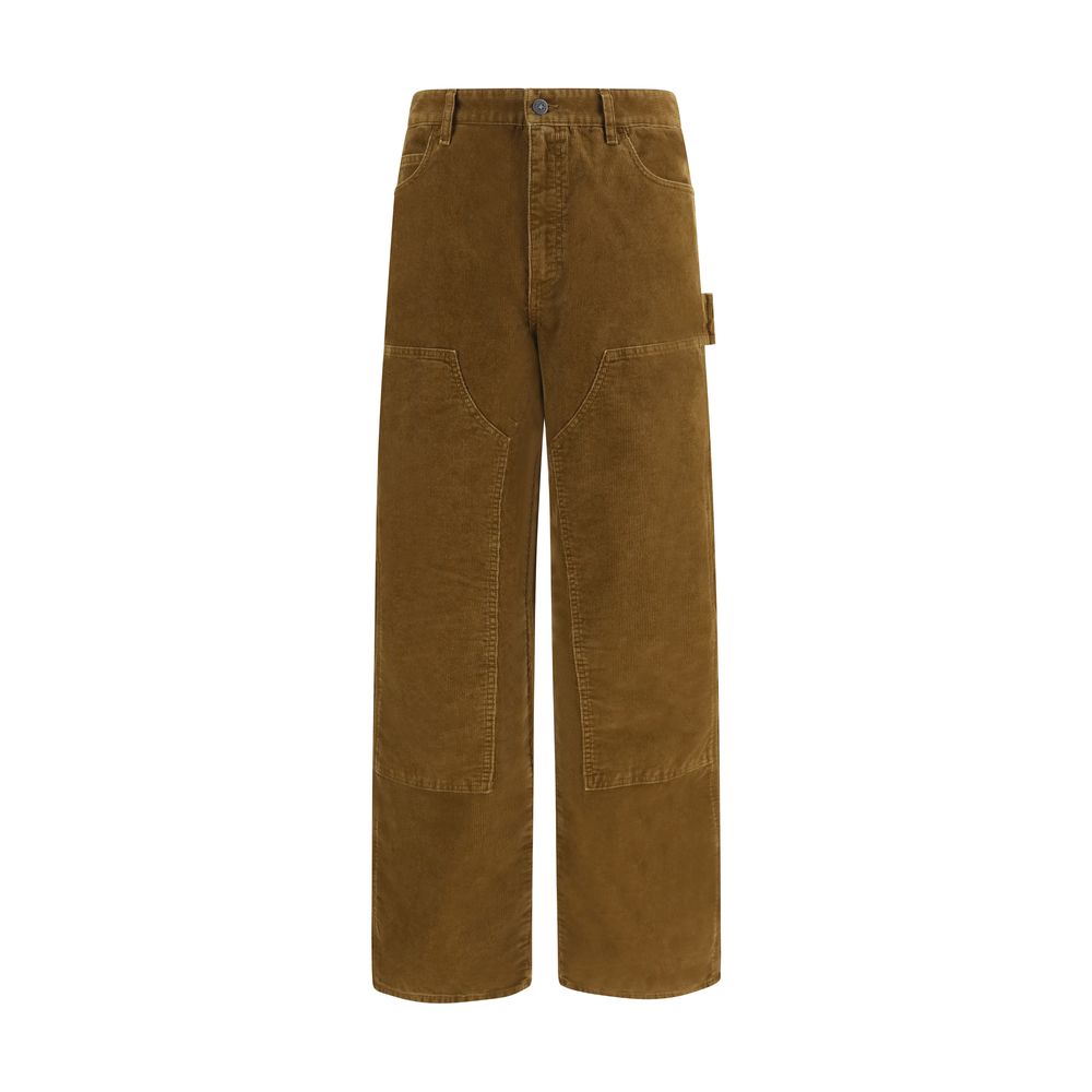 Golden Goose Brown Cotton Cargo Pants - Luxurious Corduroy Elegance