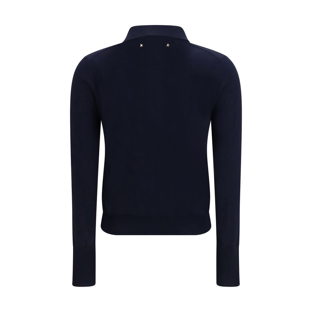 Golden Goose Blue Wool Oves Aries Shirt - Luxurious Merino Elegance