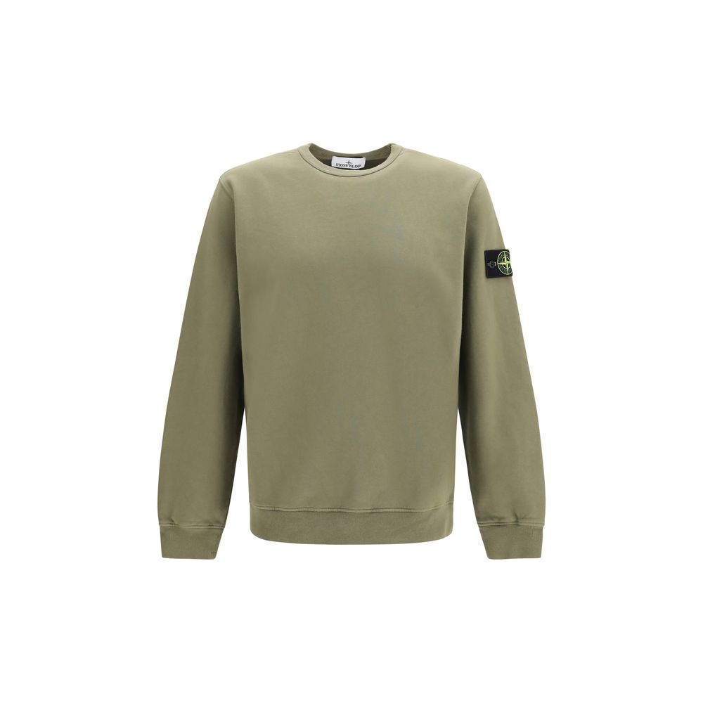 Stone Island Bicolor Cotton Sweatshirt - Timeless Luxury Craftsmanship