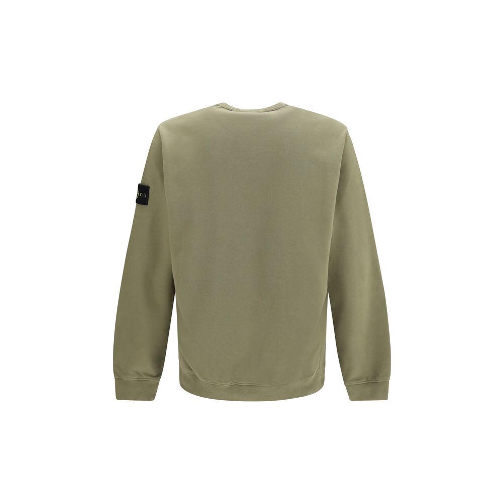 Stone Island Bicolor Cotton Sweatshirt - Luxury Redefined