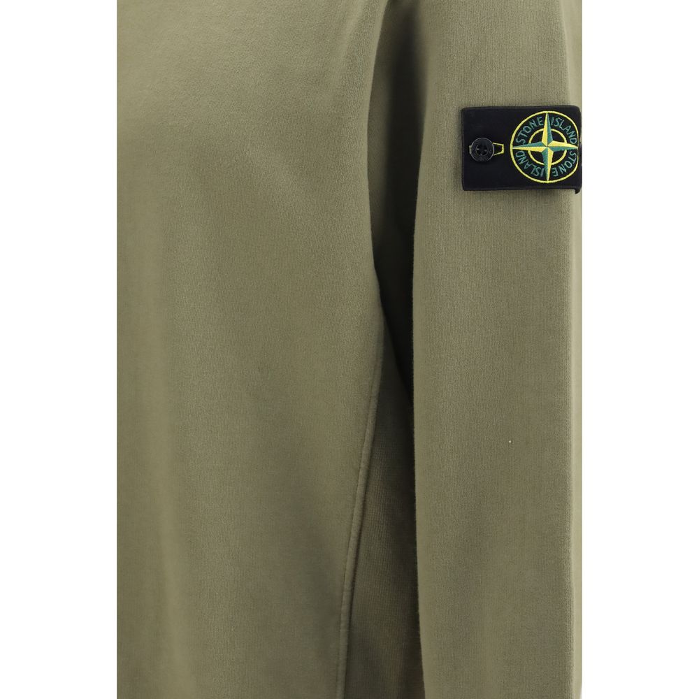 Stone Island Bicolor Cotton Sweatshirt - Timeless Luxury Style