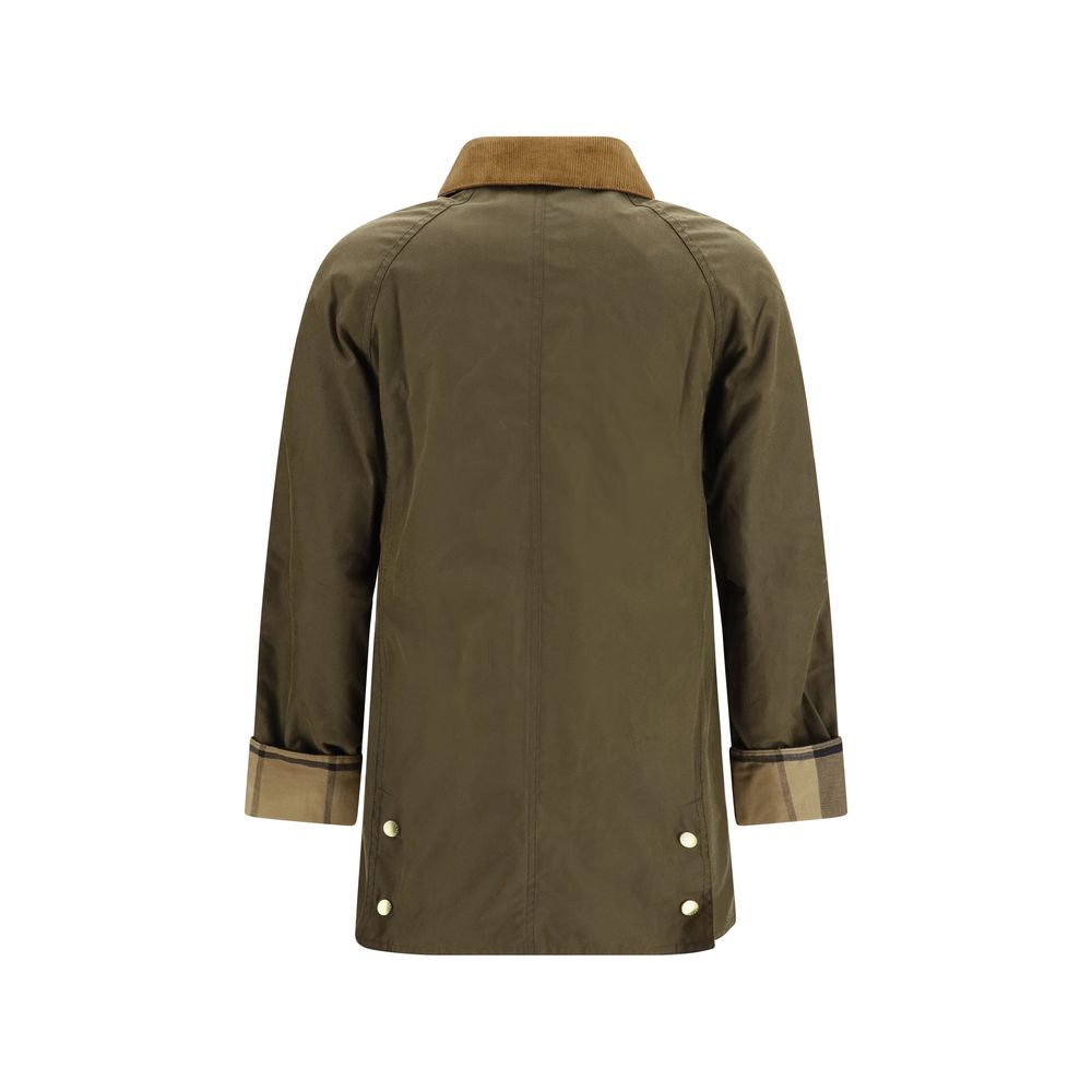 Discover the Barbour Bicolor Cotton Shell Jacket, a blend of timeless elegance and modern craftsmanship, crafted from luxurious Thornproof waxed cotton for sophisticated style.