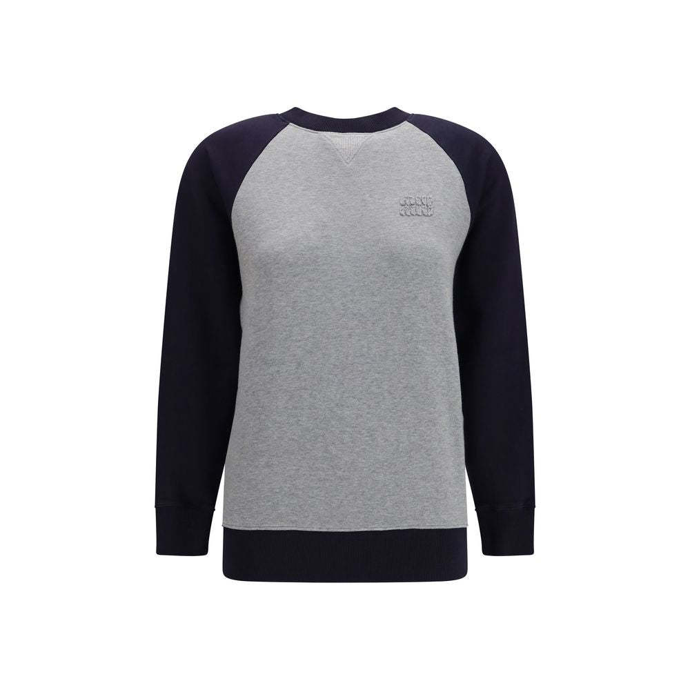 Miu Miu Multicolor Cotton Sweatshirt - Elevate Your Wardrobe