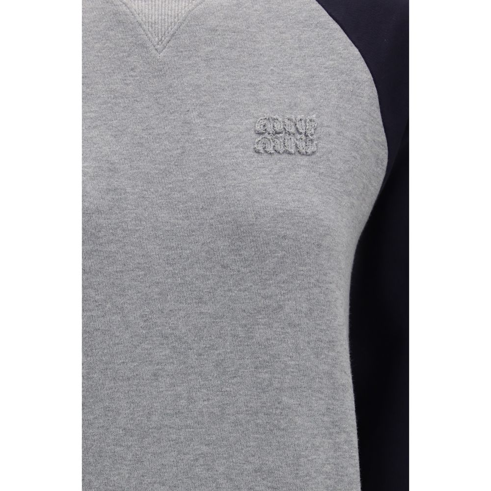 Miu Miu Multicolor Cotton Sweatshirt - Timeless Luxury Redefined