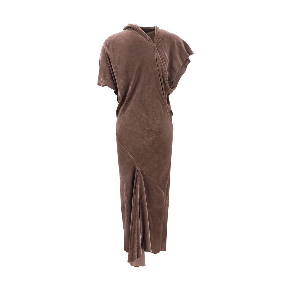 Rick Owens Beige Viscose Casual Dress - Exquisite Elegance