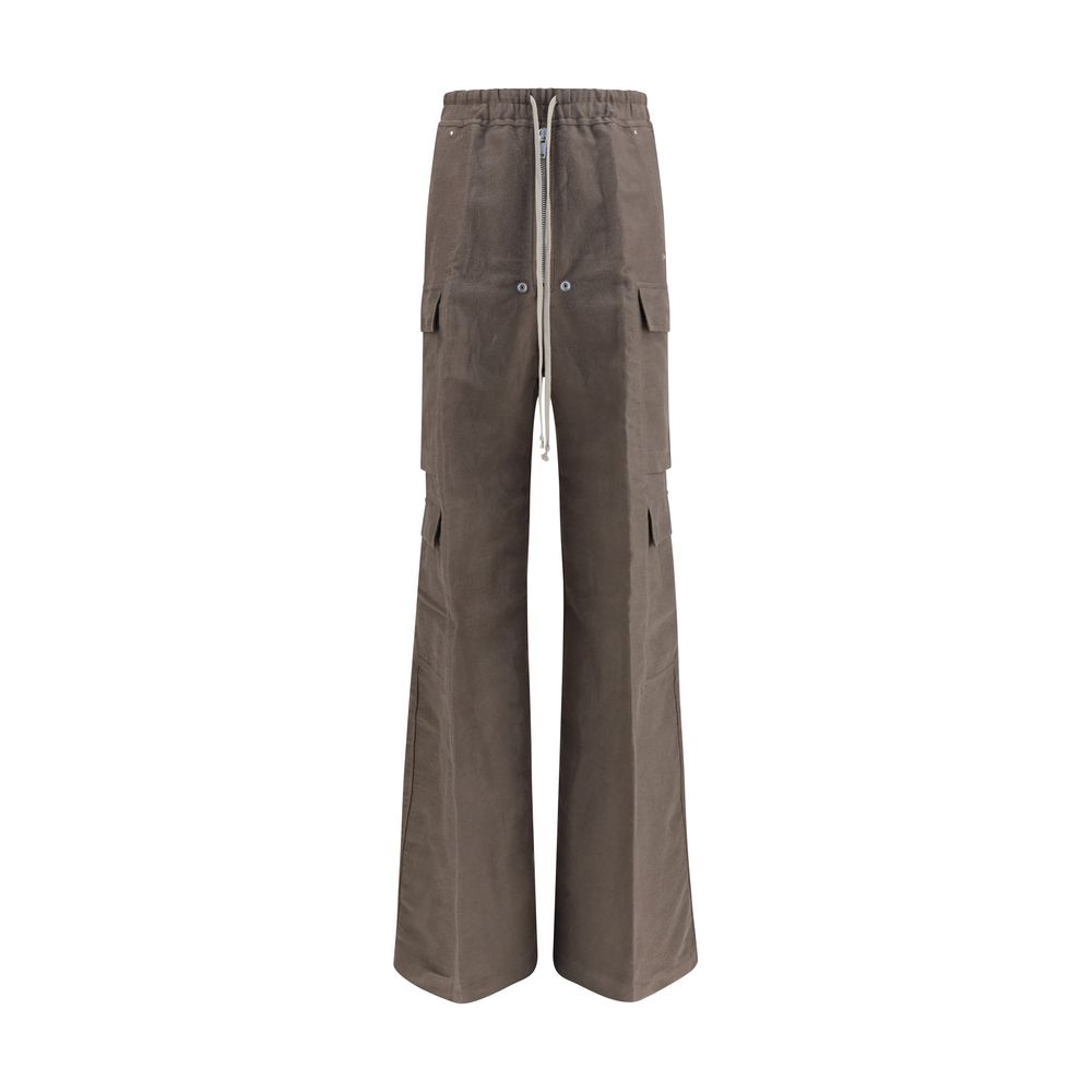 Rick Owens Cargobelas Pants - Exquisite Gray Ramie Luxury