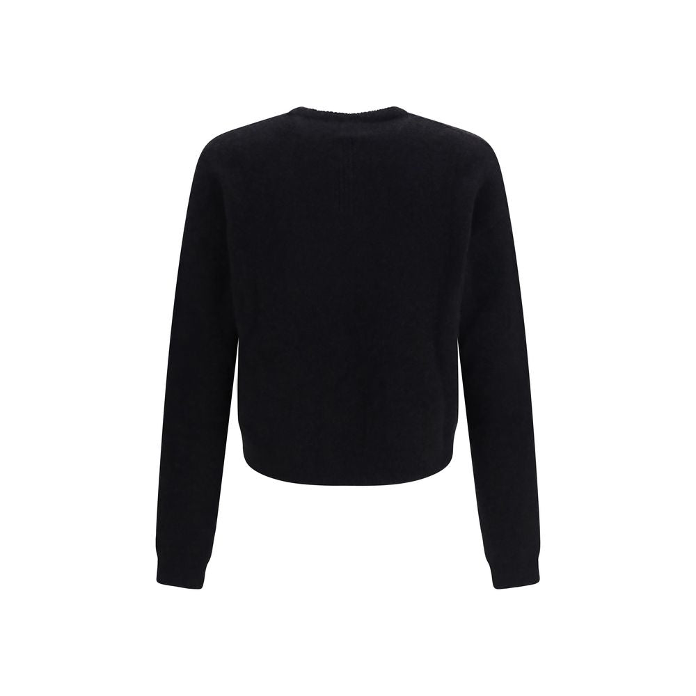 Rick Owens Black Alpaca Vicugna Pacos Sweatshirt - Luxury Redefined