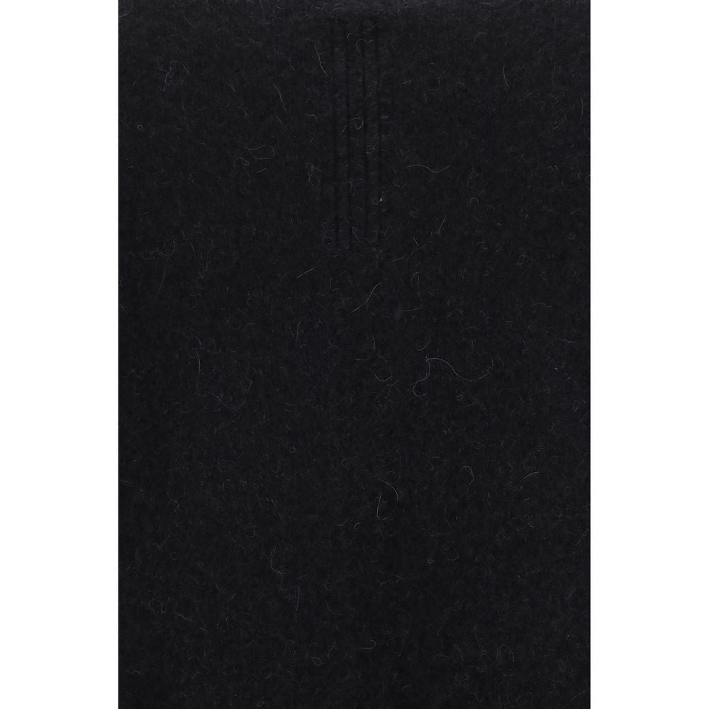 Rick Owens Black Alpaca Vicugna Pacos Sweatshirt - Luxury Redefined