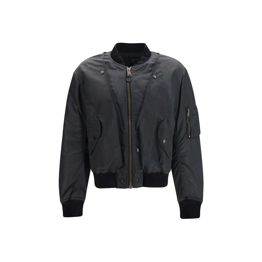Maison Margiela Multicolor Polyamide Bomber - Luxury Reversible Elegance