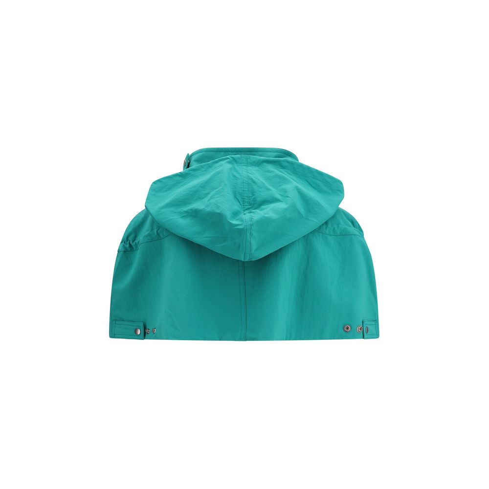 Prada Blue Nylon Coat - Timeless Luxury for the Modern Connoisseur