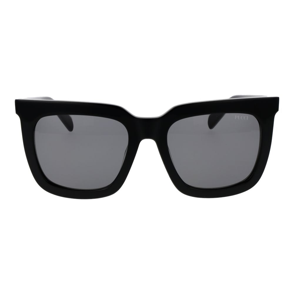 Elevate your style with Emilio Pucci Black Acetate Sunglasses, a 2023 masterpiece of exquisite craftsmanship and luxurious design, perfect for any sophisticated occasion.