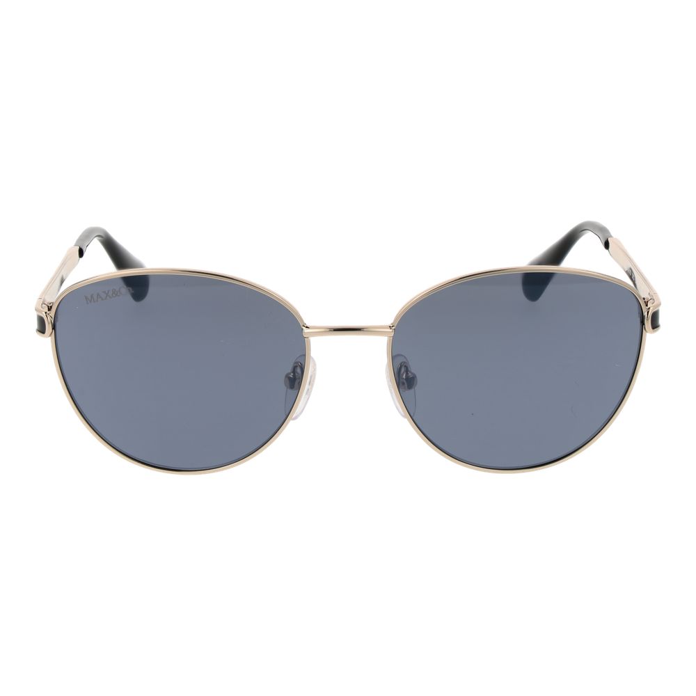 Indulge in the exquisite Max & Co Silver Metal Sunglasses, where timeless cat-eye elegance meets luxurious protection, elevating your style to unparalleled heights.