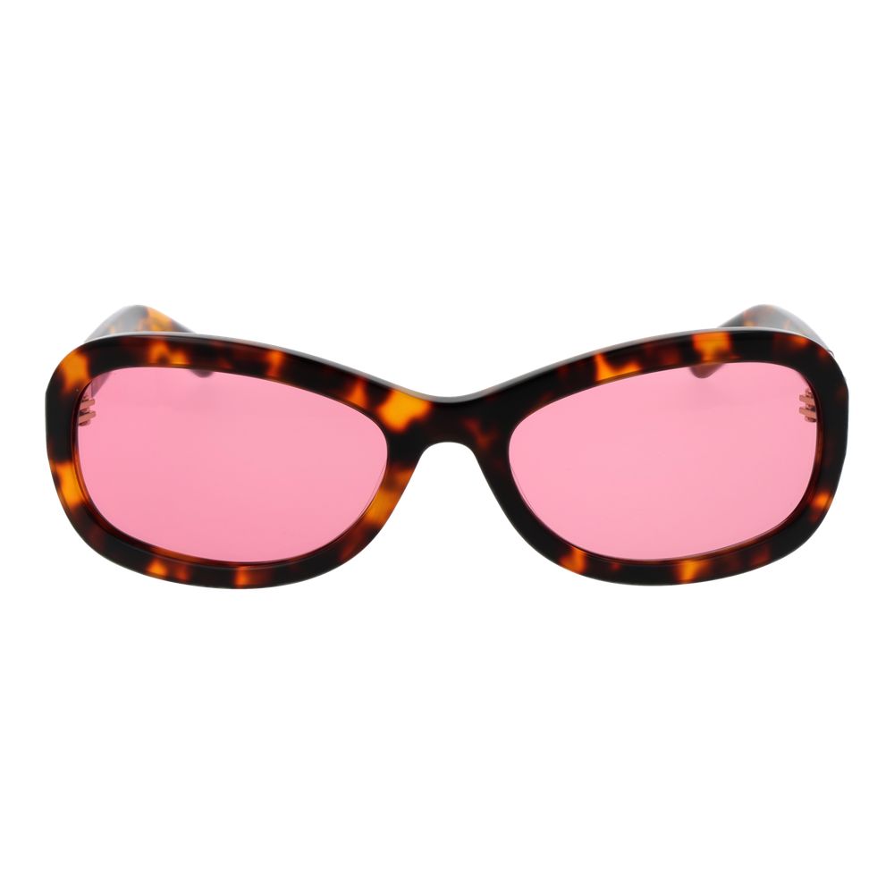 Indulge in the GCDS Brown Acetate Sunglasses, a luxurious blend of superior craftsmanship and timeless elegance, offering 100% UV protection for the discerning individual.