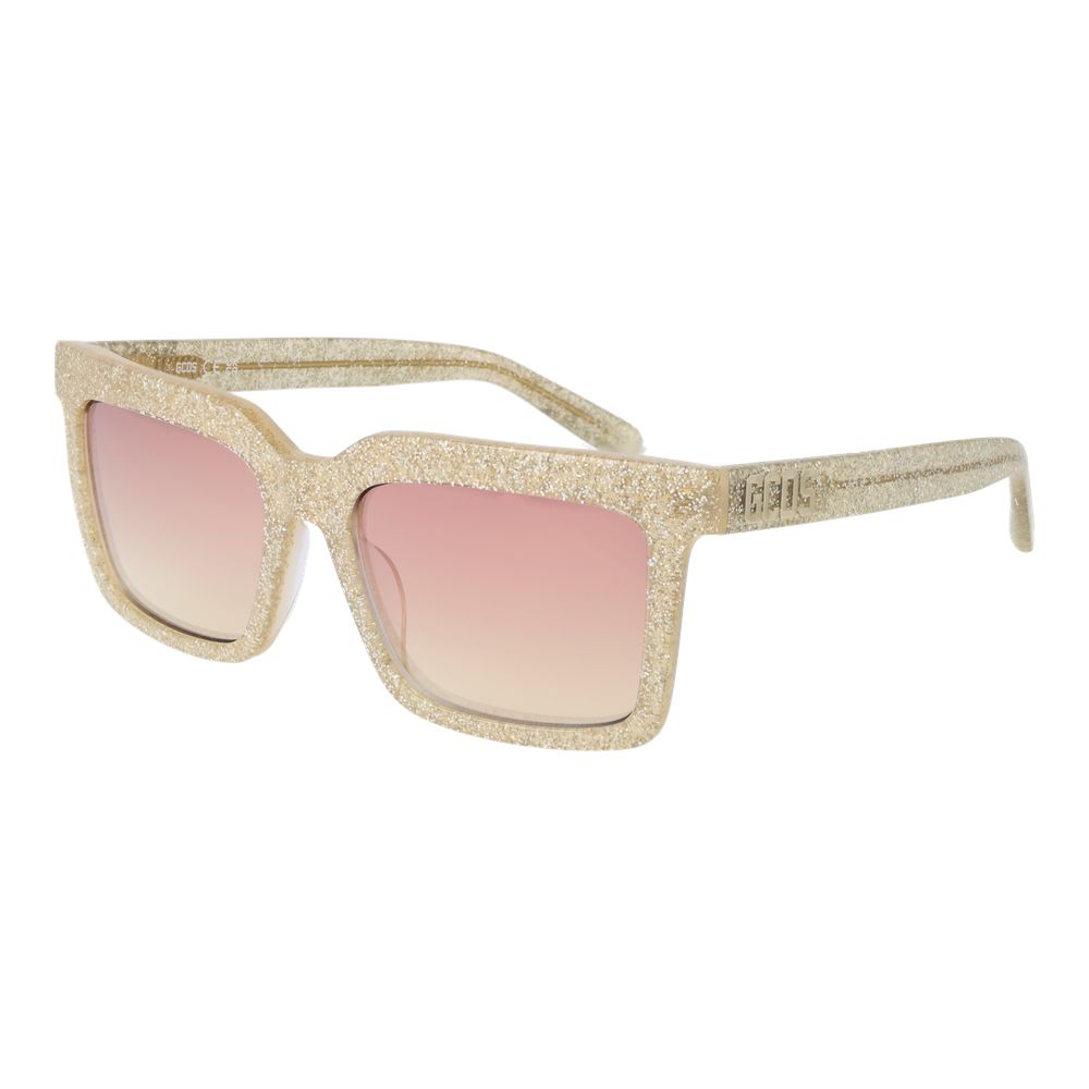 Elevate your style with GCDS Gold Acetate Sunglasses, where exquisite craftsmanship meets opulent design, perfect for the discerning individual seeking timeless allure.