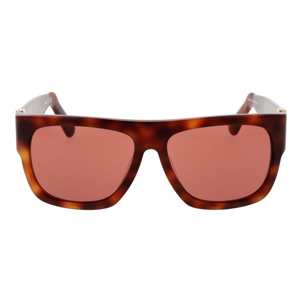 Discover the GCDS Brown Acetate Sunglasses, a luxurious blend of exquisite craftsmanship and bold design, perfect for the discerning individual who embraces elegance.