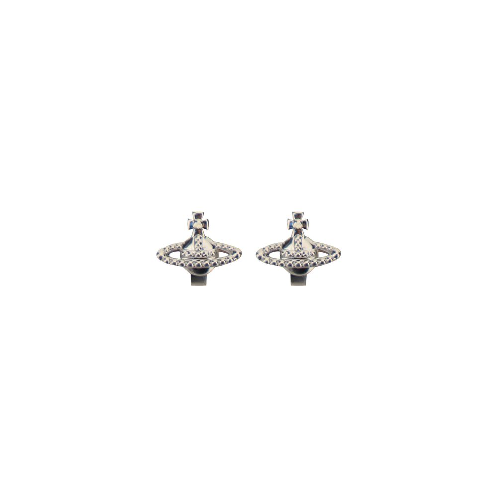Vivienne Westwood Silver Brass Earrings - Timeless Luxury Statement