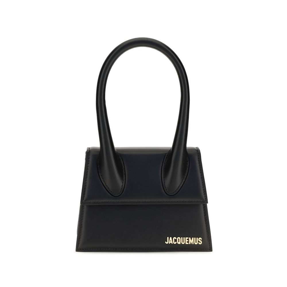 Jacquemus Black Calf Leather Bos Taurus Handbag - Timeless Luxury