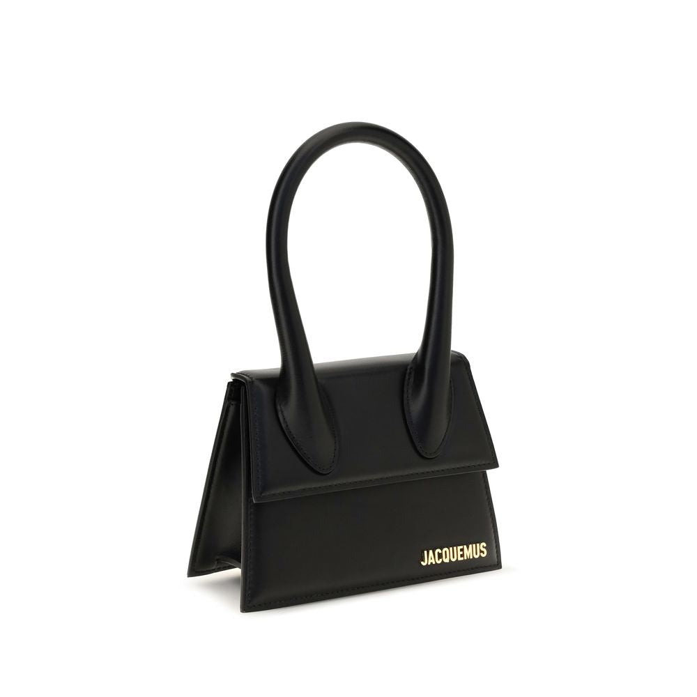 Jacquemus Bos Taurus Handbag - Exquisite Black Calf Leather Luxury