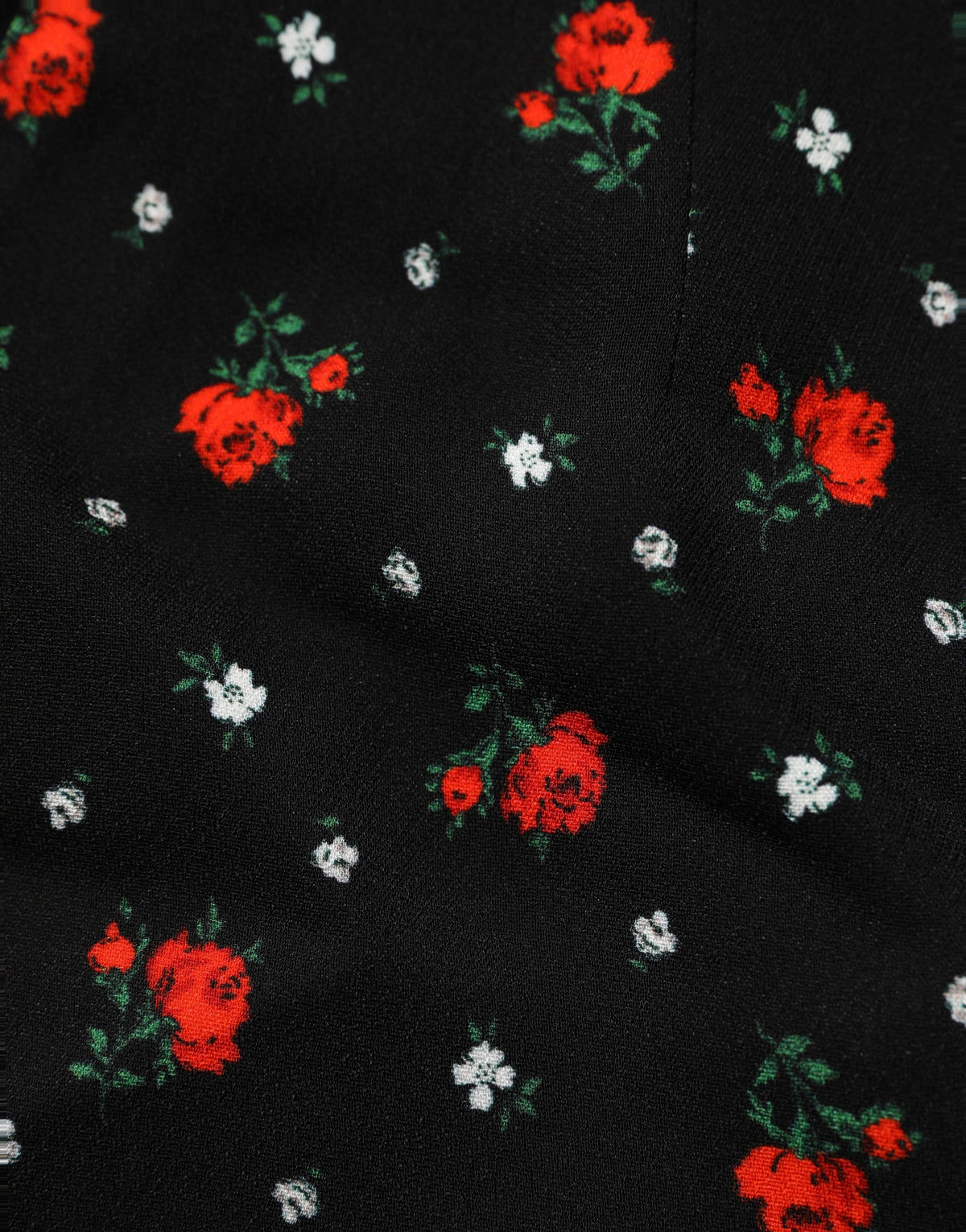 Dolce & Gabbana Black Floral High Rise Hot Pants Shorts