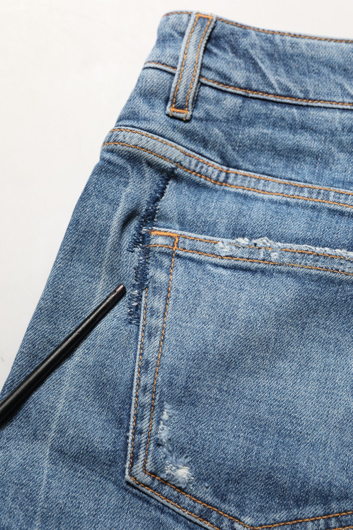 Dolce & Gabbana High Rise Denim Hot Pants for Timeless Elegance