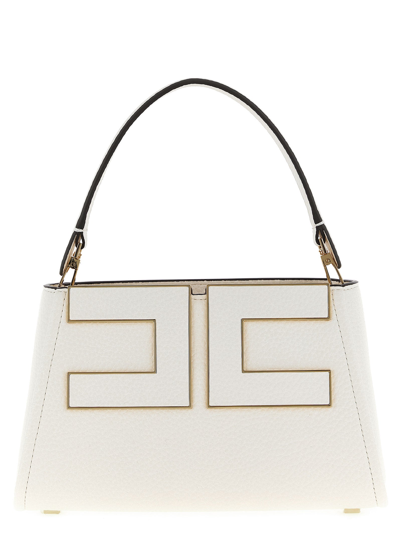 Discover the Elisabetta Franchi White Polyester Handbag, a fusion of luxurious craftsmanship and timeless elegance, perfect for elevating any sophisticated ensemble.