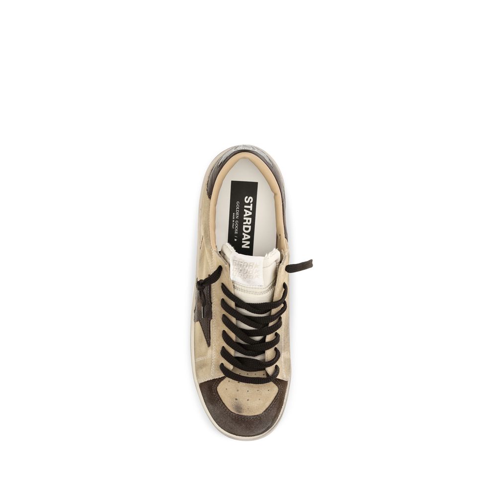 Golden Goose Beige Calf Leather Sneakers - Timeless Luxury Style