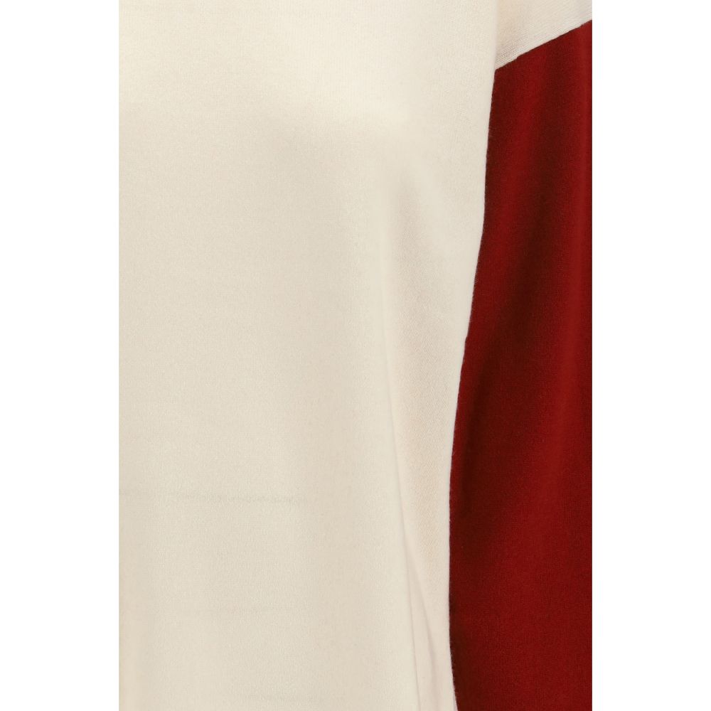 Guest in Residence White Cashmere Sweatshirt - Luxury Redefined