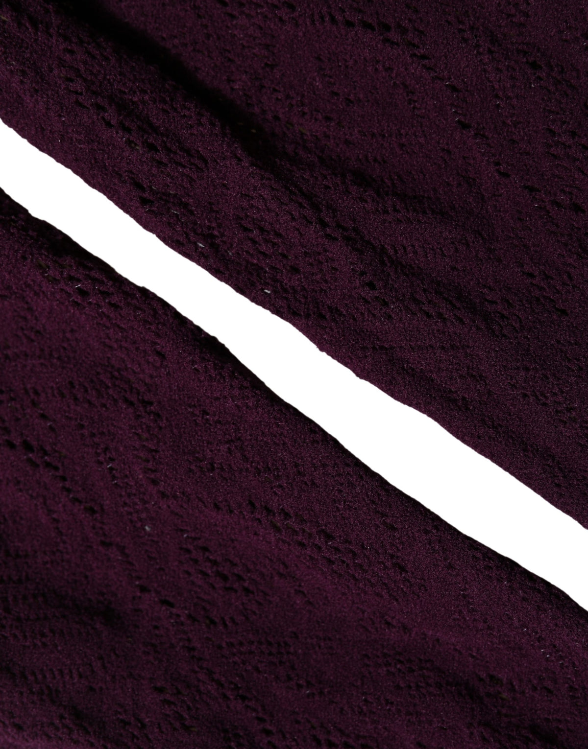 Dries Van Noten Violet Floral Fishnet Tights - Luxurious Elegance